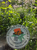 Pollinator Pathway with Articulated Sign